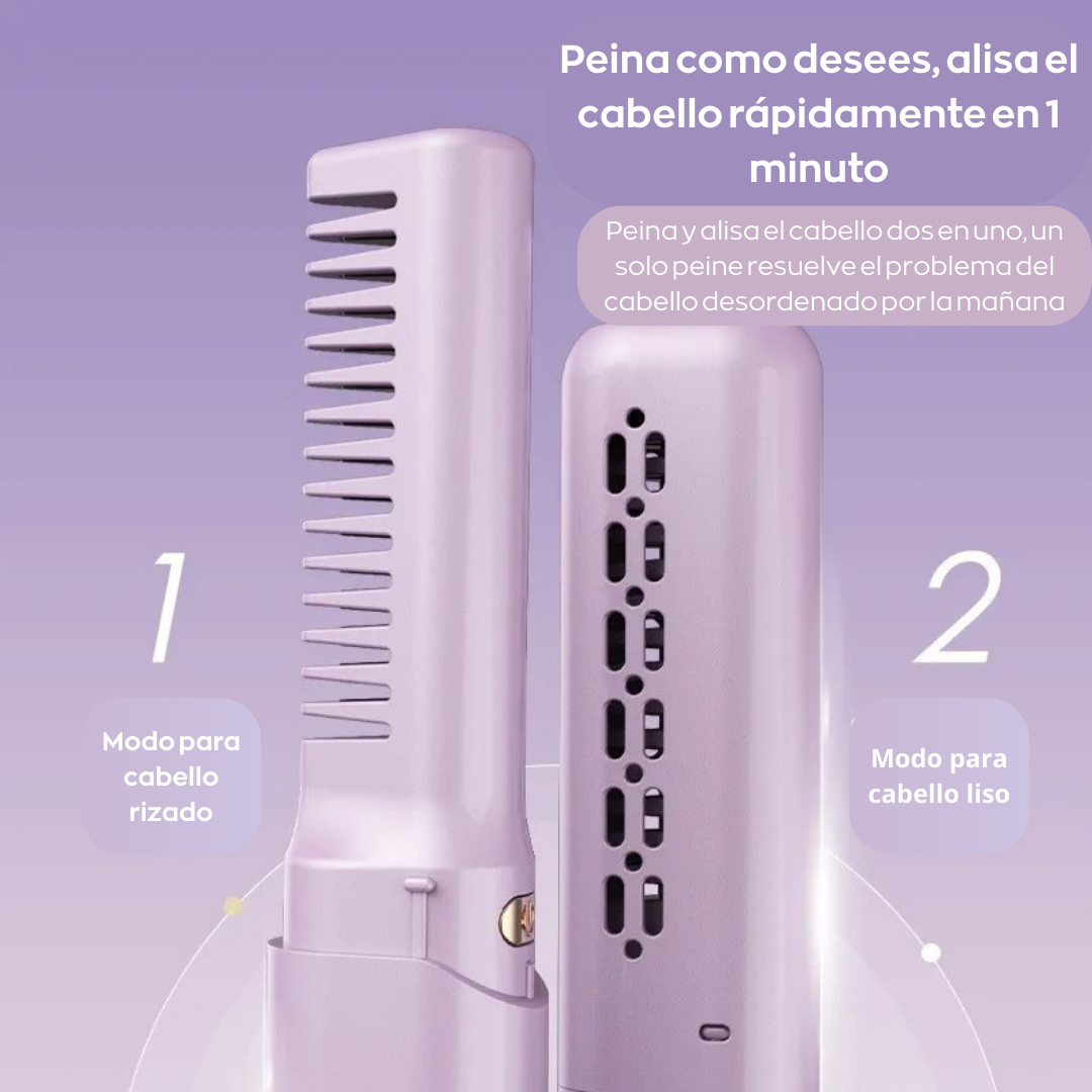 Mini Peine Alisador De Pelo Portatil