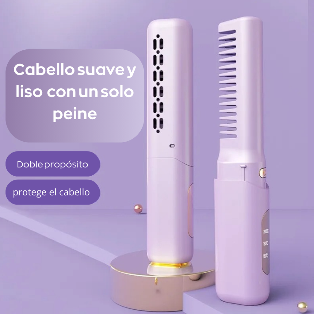 Mini Peine Alisador De Pelo Portatil
